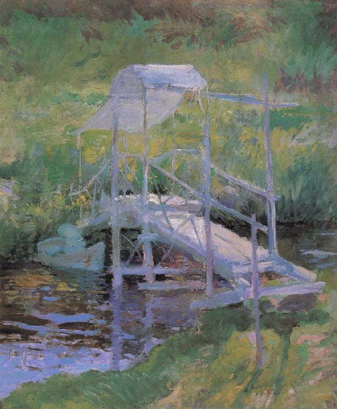 John Henry Twachtman The White Bridge